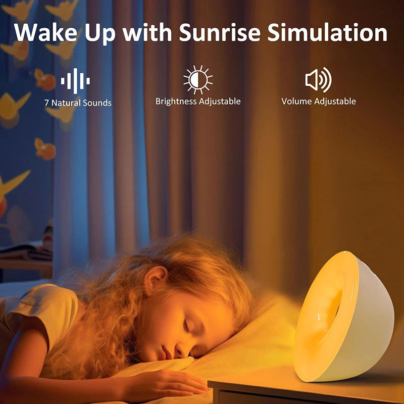 Sunrise Simulator Clock - Gradual Dawn Light Alarm