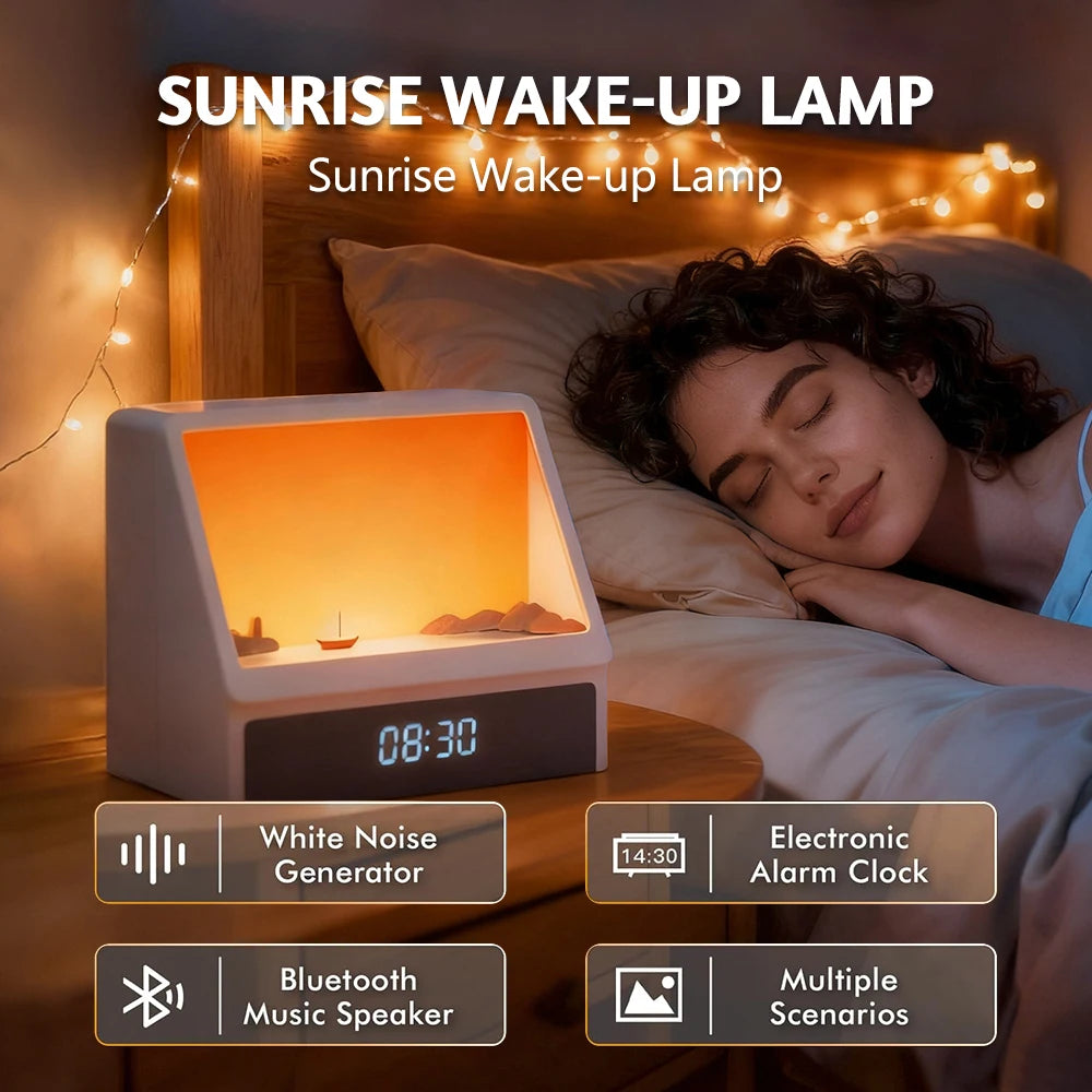Sunrise Clock Wake Up Light - Premium Full Colour