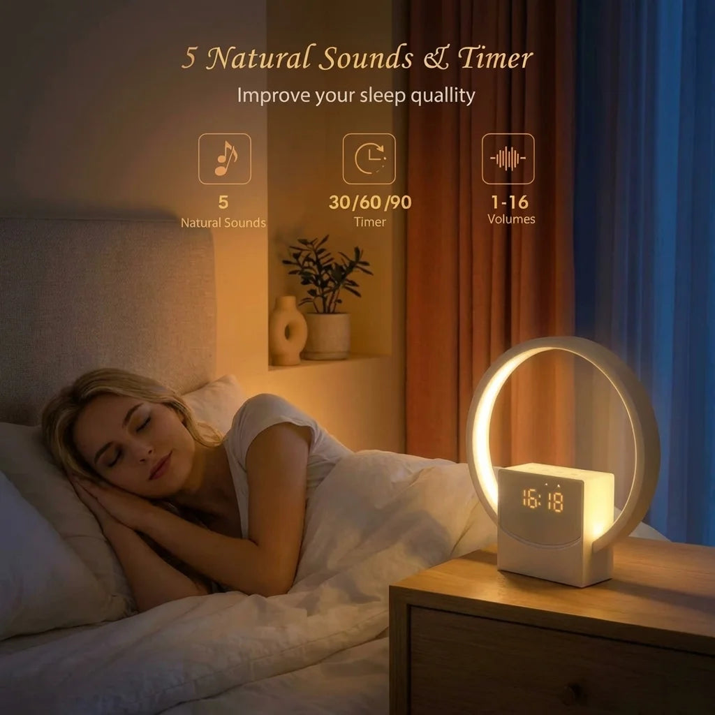 Sunrise Light Alarm Clock - Morning Simulation Warm
