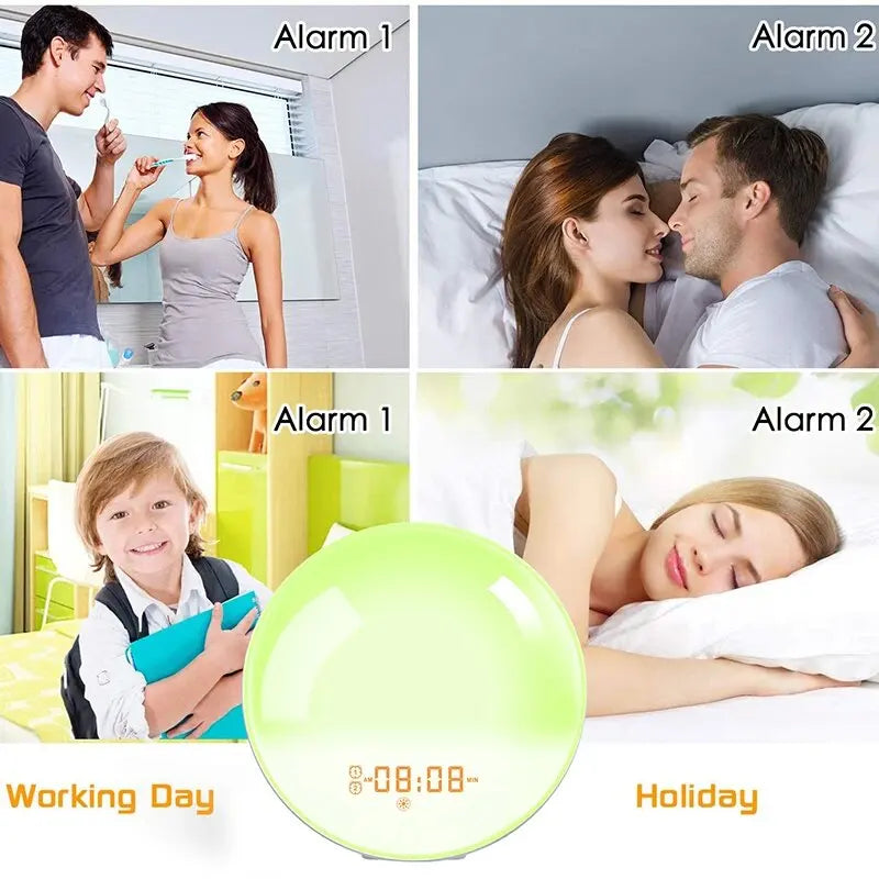 Sunrise Alarm Clock FM - Night Light & Sunrise Simulation
