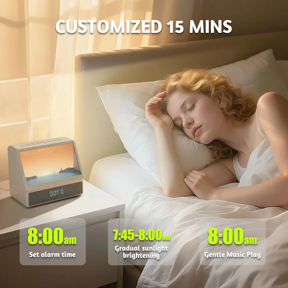 Premium Wake Up Light Alarm Clock - Sunrise Simulation